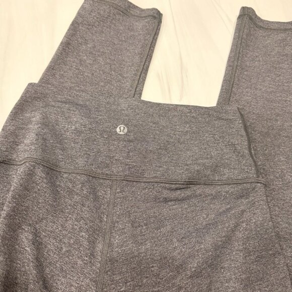 Lululemon Women's Gray Wunder Under High-Rise Cropped Leggings Size 6 - Picture 5 of 7
